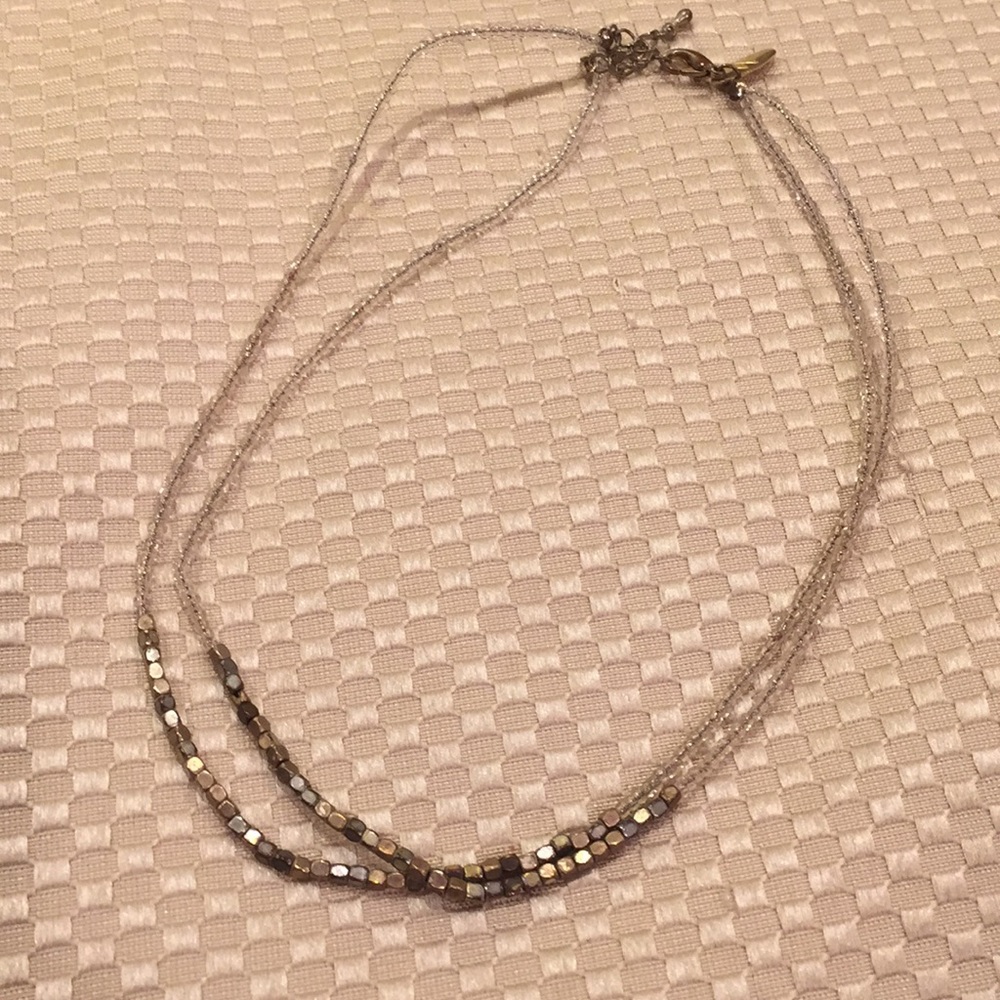Gold beaded necklace from NY and Co.